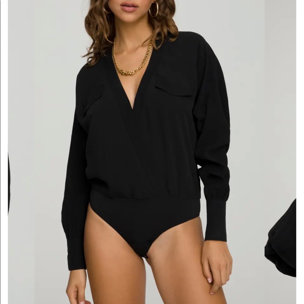 Good American Utility Wrap bodysuit - size 2 (Medium)